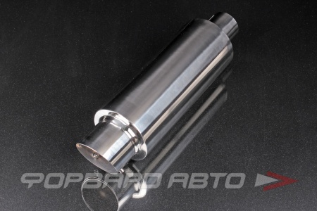 Купить Глушитель Вход = 55 мм Выход = 90 мм Длина = 460 мм TORINO AUTO HJ-A0071