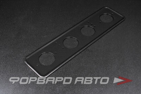 Купить Накладка под номер металлическая (ЧЕРНАЯ) SKYWAY S04101009