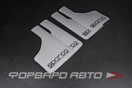 Купить Брызговики универсальные, малые, серые, 4шт. SPARCO 