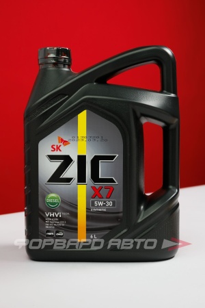 Купить Масло моторное 5W30 6л, X7 Diesel SL/CF (с) ZIC 172610