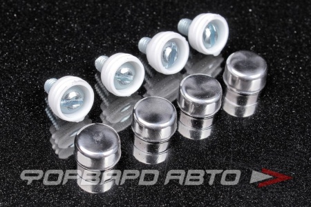 Купить Болты декоративн. с гайкой М6  (нерж. сталь) 4шт. ЛАДЬЯ 