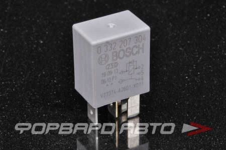 Купить Реле 12V 5-ти контактное 20A BOSCH 0 332 207 304