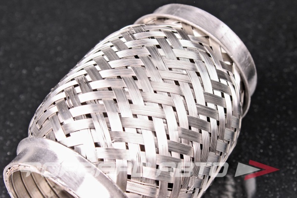 Гофра глушителя 50*100, (Interlock) трехслойная (AISI 304) TIXONA P50100