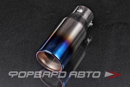 Купить Насадка глушителя Вход = 65 мм Выход = 80 мм Длина = 210 мм Фиксируется зажимами TORINO AUTO HJ-667-BL