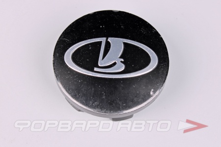 Купить Колпачок ступицы для литых дисков LADA, D51,5/56мм, Black/silver лого NOVA-PRO LADA, 56/52
