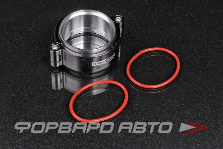 Купить Хомут V-Band (HD Clamp) 63 мм (2.5") + 2 алюминиевых фланца, для впускных систем EPMAN EPKKA63-BK