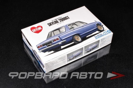 Купить Сборная модель Nissan Skyline 2000 GT GC10 '71 AOSHIMA 05836