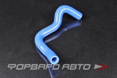 Купить Патрубок радиатора масляного 16мм/20мм FORD Transit 2,2 06- с помпы на термостат, силиконовый (МБС), синий CARUM 1814760