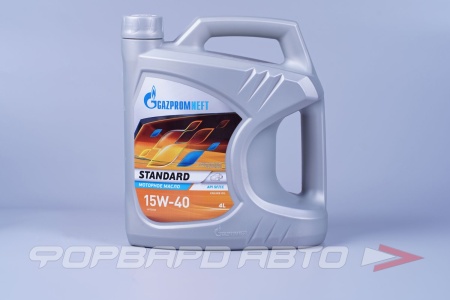 Купить Масло моторное 15W40 4л, Standart SF/CC (мин.) GAZPROMNEFT 2389901329