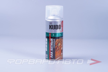 Купить Эмаль аэрозольная ЛАК яхтный универсальный глянцевый KUDO KU-9003