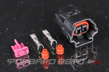 Купить Разъем 2-х контактный топливной форсунки (без провода) CARGEN AX6582S