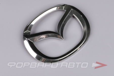 Купить Эмблема Mazda  хром  125x101мм (скотч,крепёж) SKYWAY SMZ-002