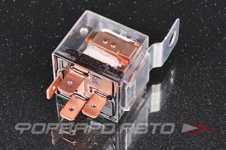 Купить Реле 24V 4-х контактное 40A, (прозрачный корпус) BOSDO 24V-40A-4P