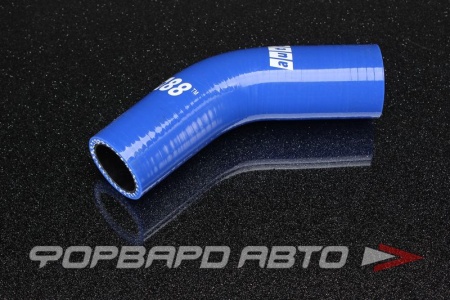 Купить Патрубок силиконовый 25 мм, 45°, синий AUTOBAHN88 