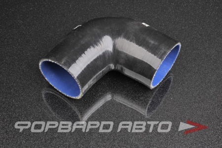 Купить Патрубок силиконовый 64 мм, 90°, чёрный AUTOBAHN88 