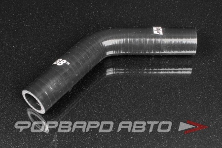 Купить Патрубок силиконовый 22 мм, 45°, чёрный AUTOBAHN88 