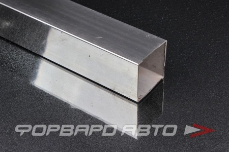 Купить Труба квадратная зеркальная шлифованная D=80-80 мм  