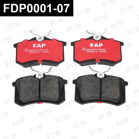 Купить Колодки тормозные FAP FDP0001-07