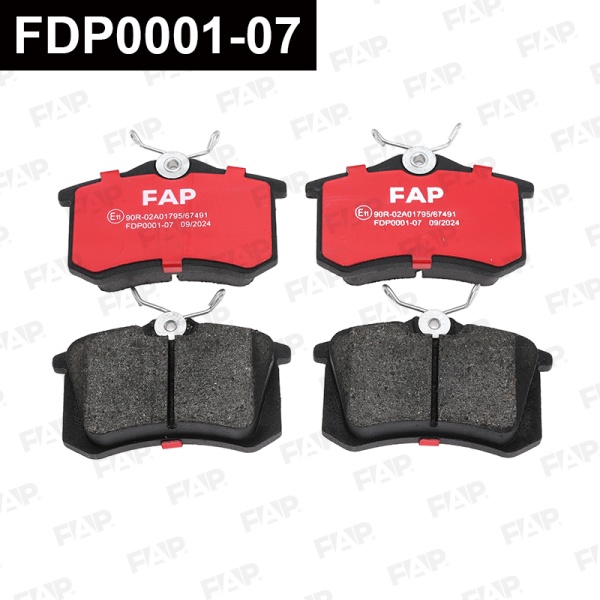 Колодки тормозные FAP FDP0001-07