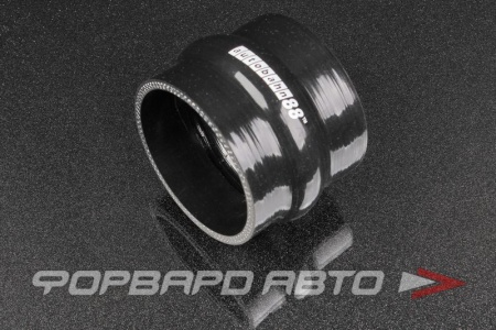 Купить Патрубок силиконовый 89 мм, демпферный, чёрный (усиленный) AUTOBAHN88 