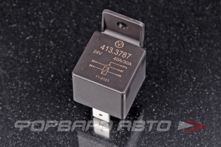 Купить Реле 24V 5-ти контактное 40A/30A с кронштейном Энергомаш 413.3787
