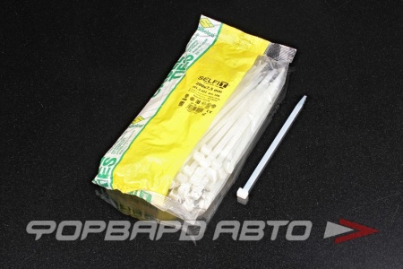 Купить Стяжка бесцвет 7,5*200мм 100шт SAPISELCO 