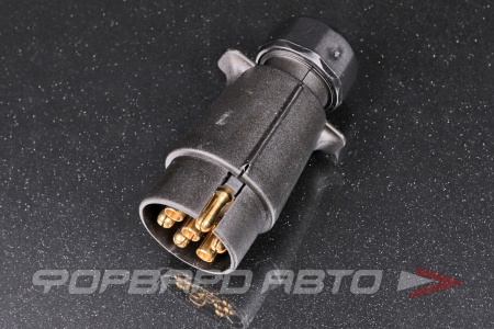 Купить Разъем прицепа вилка металл 7 контактов BORT TL0062