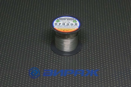 Купить Припой ПОС-61 d1.0мм*100гр. (с канифол.) СИБИРЬ 