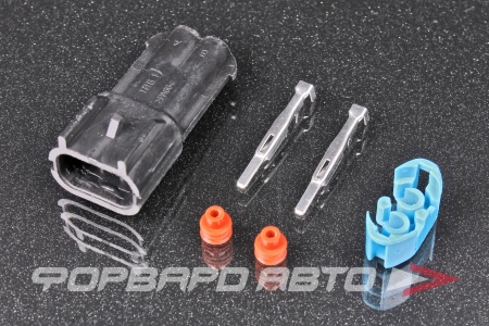 Купить Разъем 2 way 18-16 AWG (MP280-PIN2) 1.60-2.15 mm (MP280-SL2), Metri-Pack 280  2-1-146