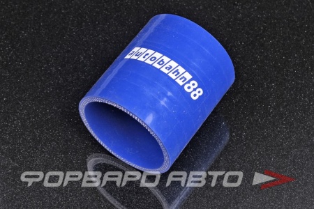 Купить Патрубок силиконовый 60 мм, L=75 мм, синий AUTOBAHN88 