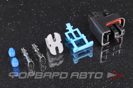 Купить Разъем 2-х контактный форсунки (без провода) CARGEN AX6932S