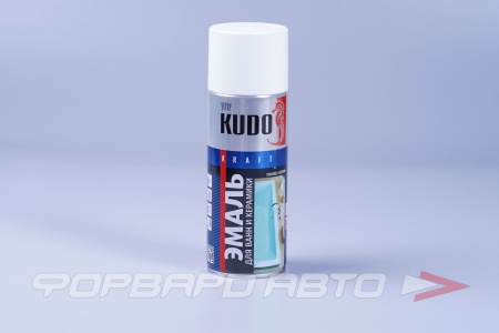 Купить Эмаль аэрозольная для керамики и реставрации ванн Белая KUDO KU-1301