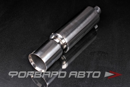 Купить Глушитель Вход = 60 мм Выход = 100 мм Длина = 500 мм D = 110 мм TORINO AUTO HJ-A2105