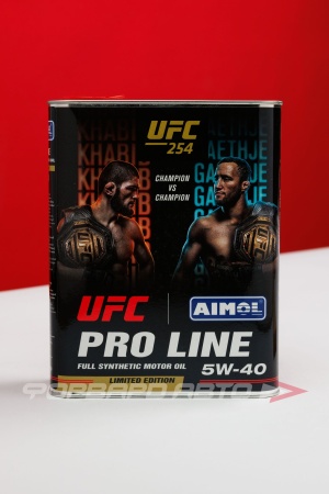 Купить Масло моторное 5W40 2л, Pro line UFC Limited Edition (c) AIMOL 