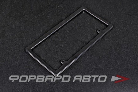 Купить Накладка под номер квадратная, под японский номер 330*165мм, черная <> 