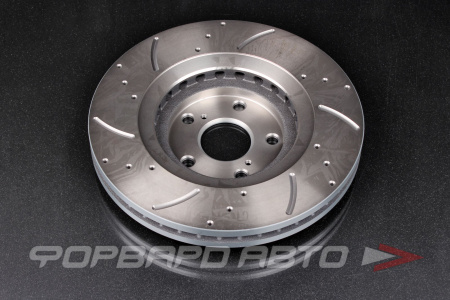 Купить Диск тормозной вентилируемый перфорированный G-BRAKE GFR-21832R
