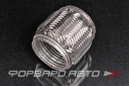 Купить Гофра глушителя 76*100 мм (трехслойная, усиленная) FORTLUFT 76x100oem