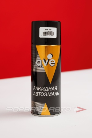 Купить Краска черная 601, аэрозоль, 520мл. AVE 80306010