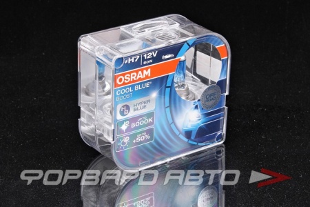 Купить Лампа H7 12V 80W Cool Blue Boost 5000K OSRAM 62210CBB-HCB