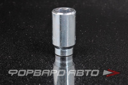 Купить Гайка колеса 12*1,25*38 конус с носиком, вн. шестигранник на 12, сталь, хром TPI TPI-N45