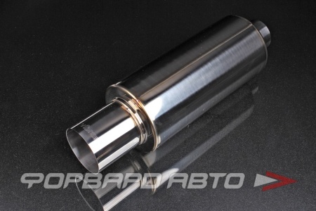 Купить Глушитель Вход = 76 мм Выход = 76 мм Длина = 530 мм, нержавеющая сталь VIBRANT 1059