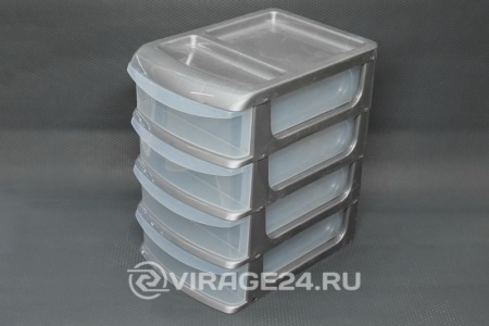 Купить Бокс универсальный малый (4 секции) IDEA 