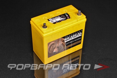 Купить Аккумулятор 12V 55А/ч (L) (237х128х197) 480A ТЮМЕНСКИЙ МЕДВЕДЬ 6CT55LA
