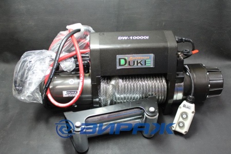 Купить Лебедка автомобильная 12V, 4540кг, 10мм, 28м DUKE DW-10000i