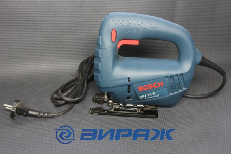 Эл.лобзик 400Вт, 500-3100 об/м, ход 18мм, рез 65мм, вес 1.7кг, GST65B Professional BOSCH 