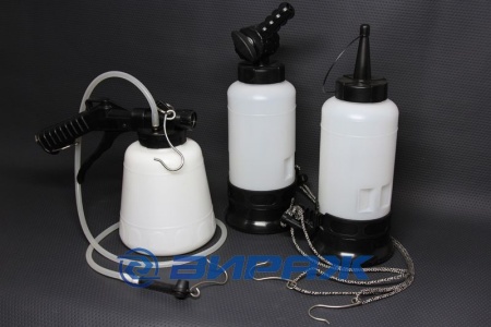 Купить Вакуумный экстрактор тормозной жидкости + 2 емкости 1л VACUUM BRAKE FLUID BLEEDER WH-507A