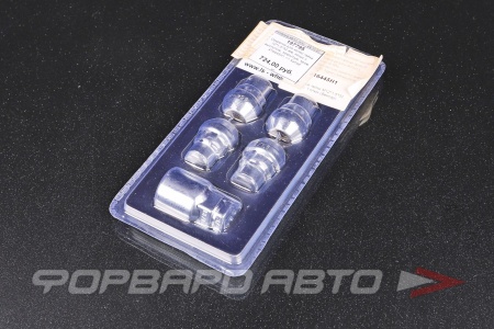 Купить Секретки для колес гайки 12*1,5*32 мм, конус с выступом, закрытые, хром LS 416445H1