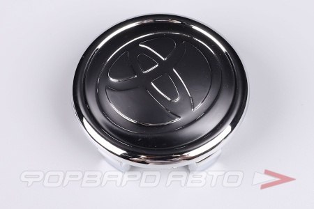 Купить Колпачок ступицы для литых дисков Toyota, D50/57мм, h=5-13мм Хром <> TY-02