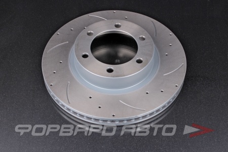 Купить Диск тормозной вентилируемый, перфорированный G-BRAKE GFR-02916R