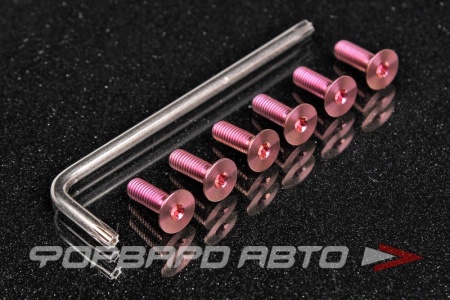 Купить Болты крепления руля, титан, фиолетовый-обожженый VERTEX STW-TBOLT-PUR-BT